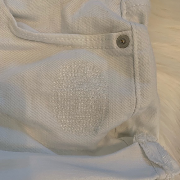 cute white jean shorts - Picture 6 of 7